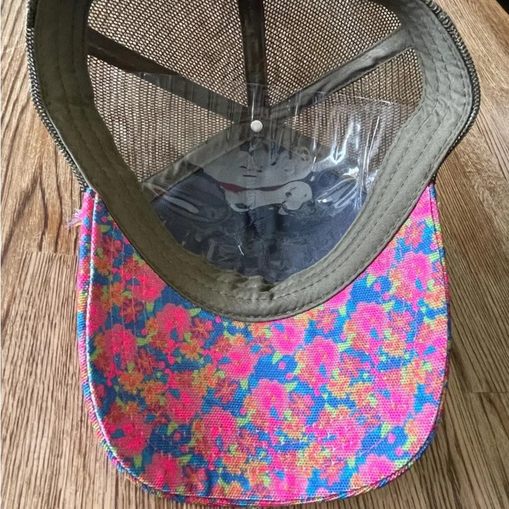 NATURAL LIFE Floral Cap with Neon Flowers - Picture 5 of 5